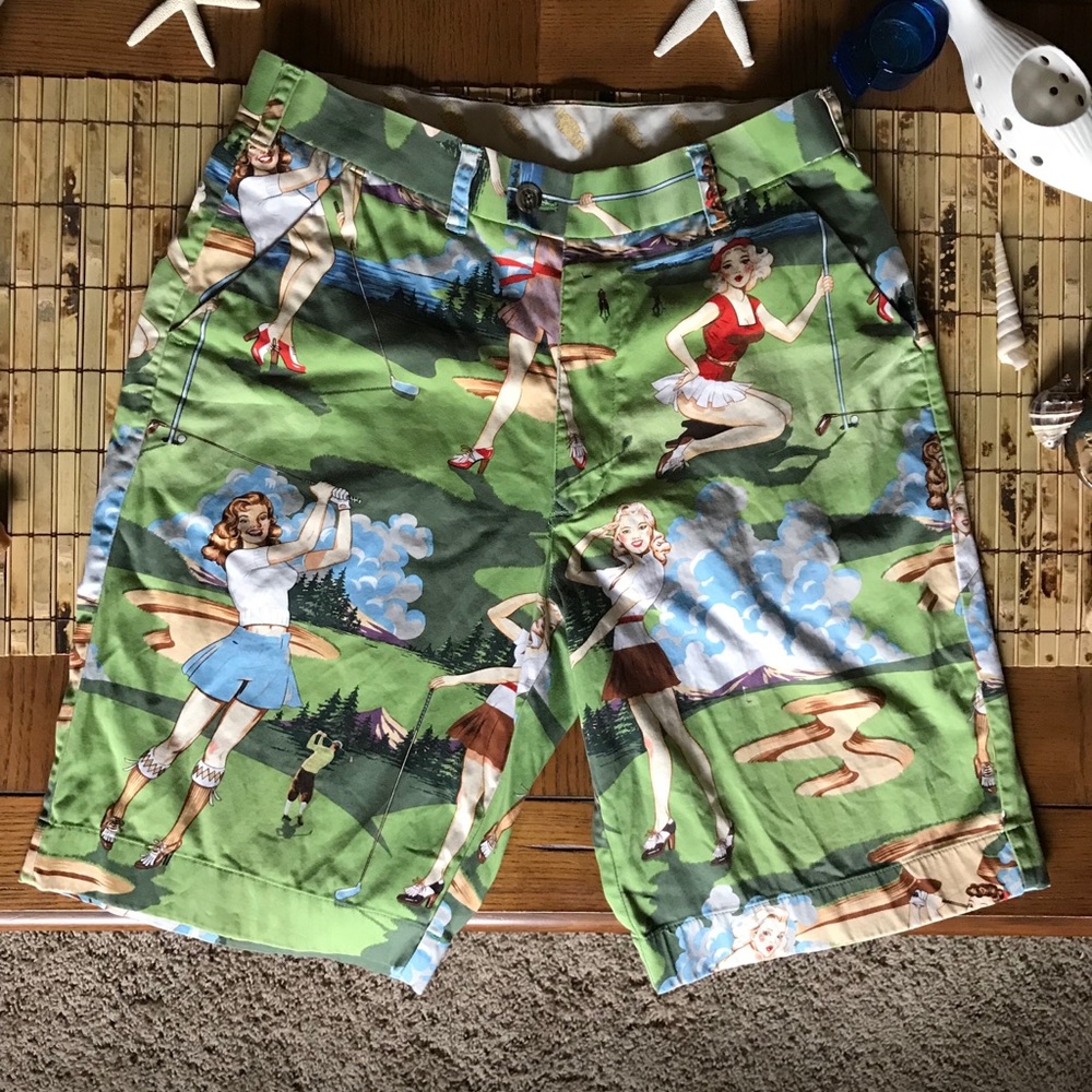 RARE Loudmouth pinup girl shorts